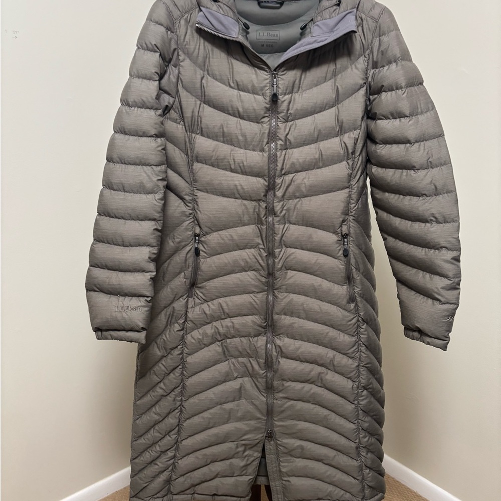 L.L. Bean Women's Gray Puffer Coat